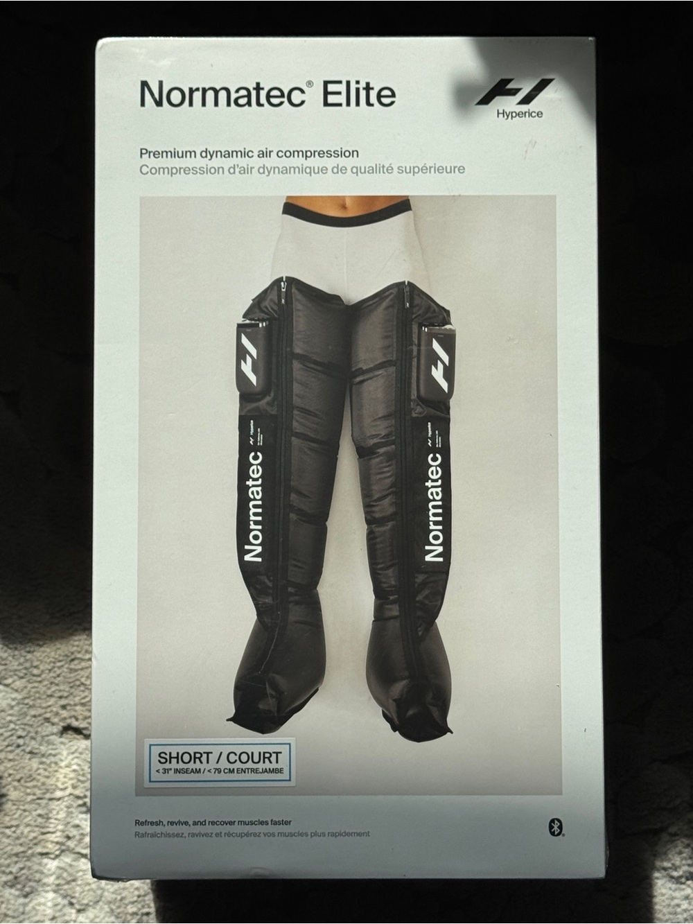 Normatec Elite Compression Recovery Boots (Black) by Hyperice